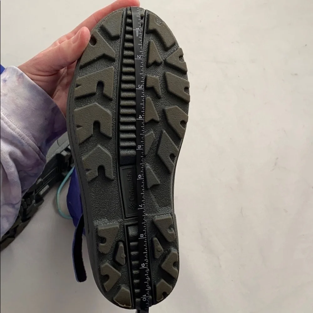Columbia Powderbug waterproof snow boots blue 6 - Picture 7 of 10